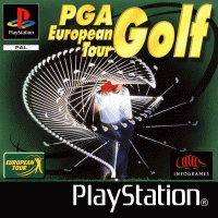 PGA European Tour Golf PAL Playstation PAL box art